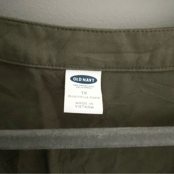 Old Navy, olive green midi dress - Picture 6 of 6